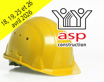 Cours Santé et sécurité générale sur les chantiers de construction  (ASP construction)